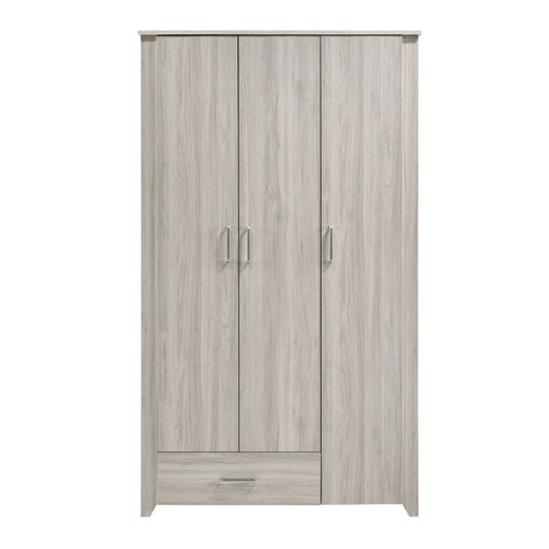 Large 3 Door Wardrobe Bedroom Storage Cabinet Closet