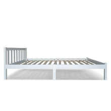 Load image into Gallery viewer, King Single Wooden Bed Frame - White