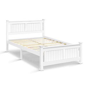 Artiss Queen Size Wooden Bed Frame Kids Adults Timber