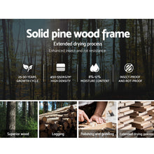 Load image into Gallery viewer, Artiss Bed Frame King Single Size Wooden Mattress Base Timber Platform JADE