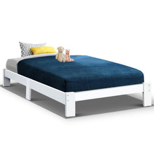 Load image into Gallery viewer, Artiss Bed Frame Single Wooden Bed Base Frame Size JADE Timber Mattress Platform