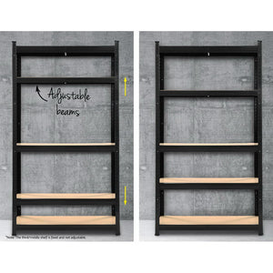 Giantz 5X0.9M Warehouse Shelving Garage Storage Racking Steel Metal Shelves