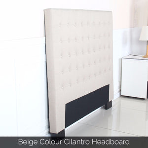 Cilantro Double Beige Headboard
