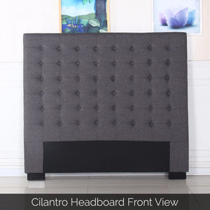 Cilantro Queen Charcoal Headboard