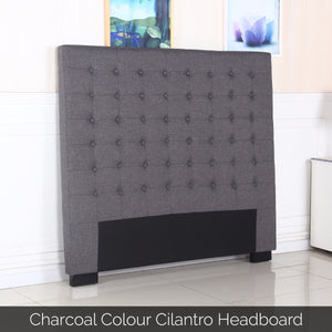 Cilantro Queen Charcoal Headboard