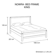 Load image into Gallery viewer, Nowra King Bed