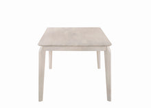 Load image into Gallery viewer, Dining Table 6 Seater Solid Rubberwood in White Washed