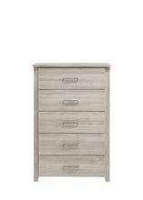 Load image into Gallery viewer, 5 Chest Of Drawers Tallboy In White Oak