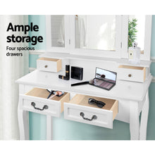 Load image into Gallery viewer, Artiss Dressing Table with Mirror - White