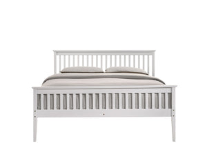 Wooden Bed Frame White - Queen