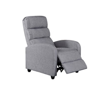 Load image into Gallery viewer, Luxury Fabric Recliner Chair - Grey