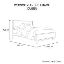 Load image into Gallery viewer, Woodstyle Queen Bed