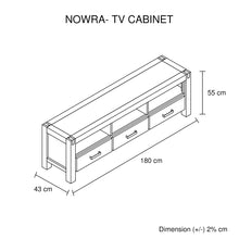 Load image into Gallery viewer, Nowra 3 Drawer Large Tv Unit