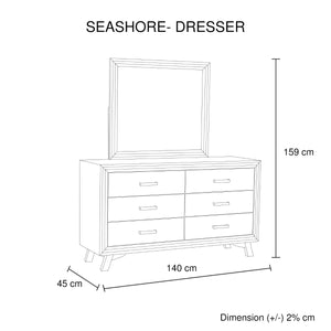Seashore 6-Drawer Dresser