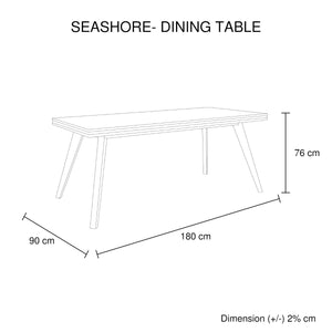 Seashore Dining Table 180cm