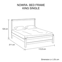 Load image into Gallery viewer, Nowra King Single Bed