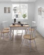 Load image into Gallery viewer, Set of 2 Dining Chair Solid Rubberwood in Danish Natural Oak