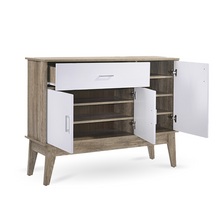 Load image into Gallery viewer, Large Shoe Cabinet Oak