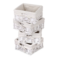 Load image into Gallery viewer, Artiss 5 Basket Storage Drawers - White